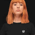 Hardtekk Army T-Shirt in schwarz für Frauen von vorne